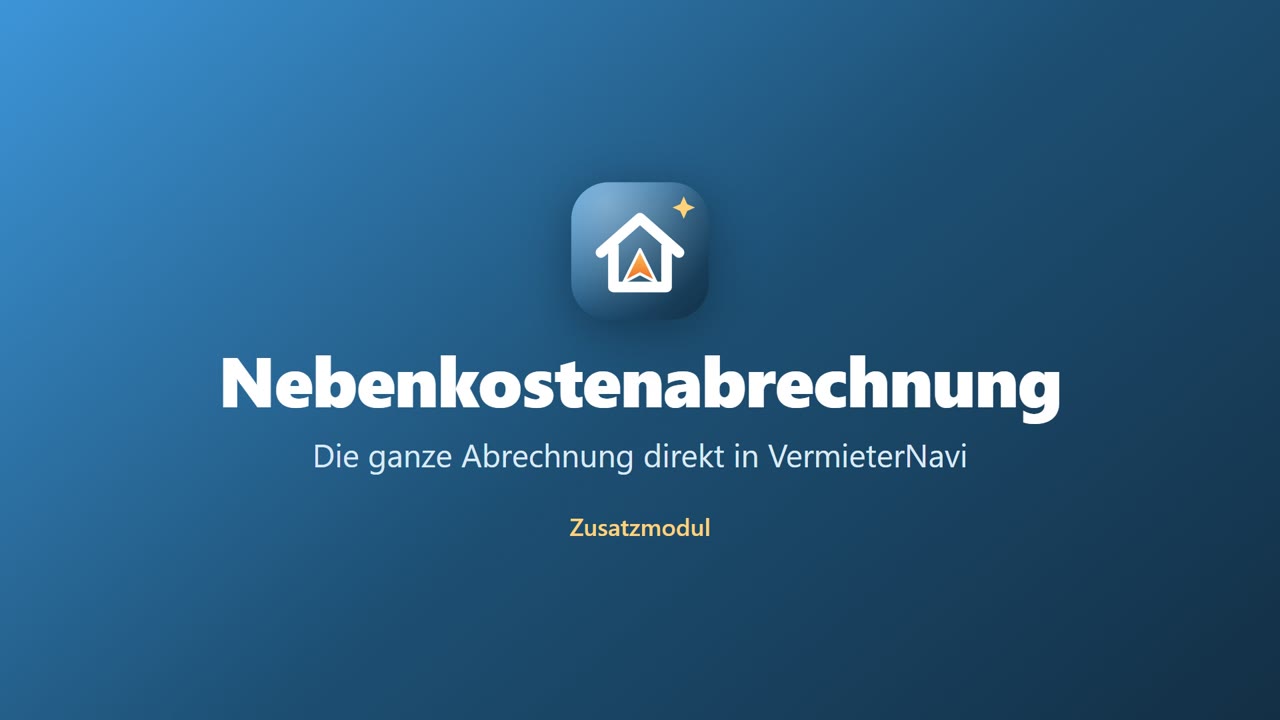 Video: Nebenkostenabrechnung